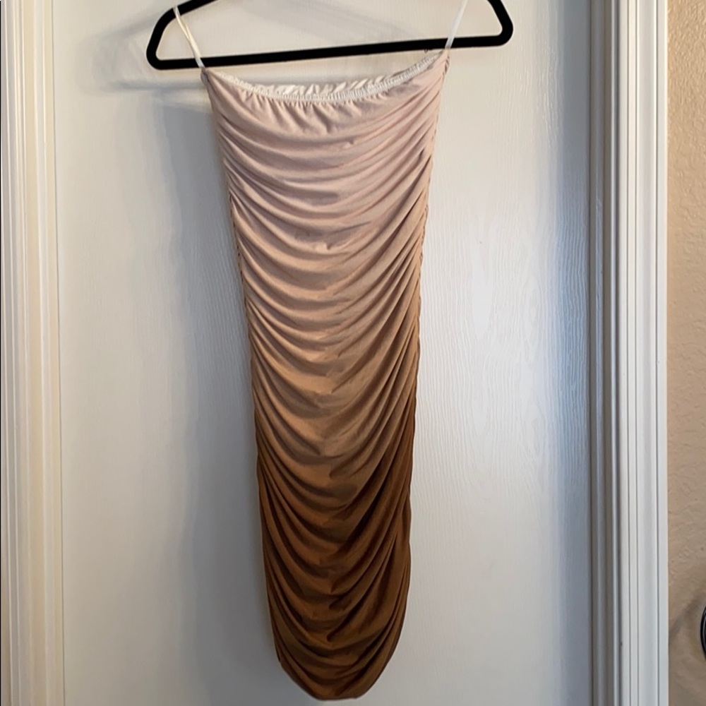 BeBe scrunchie dress small